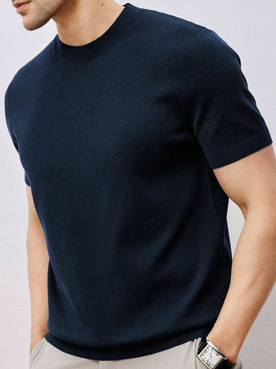 GentleKnit | Short Knitted T-Shirt