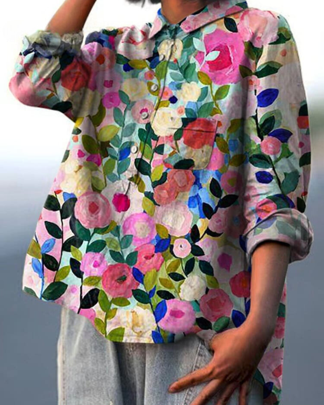 Femke | Blouse met bloemenprint