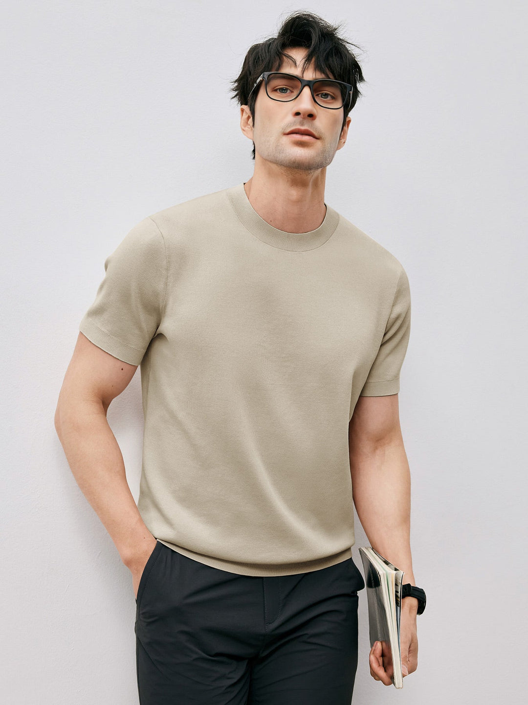 GentleKnit | Short Knitted T-Shirt