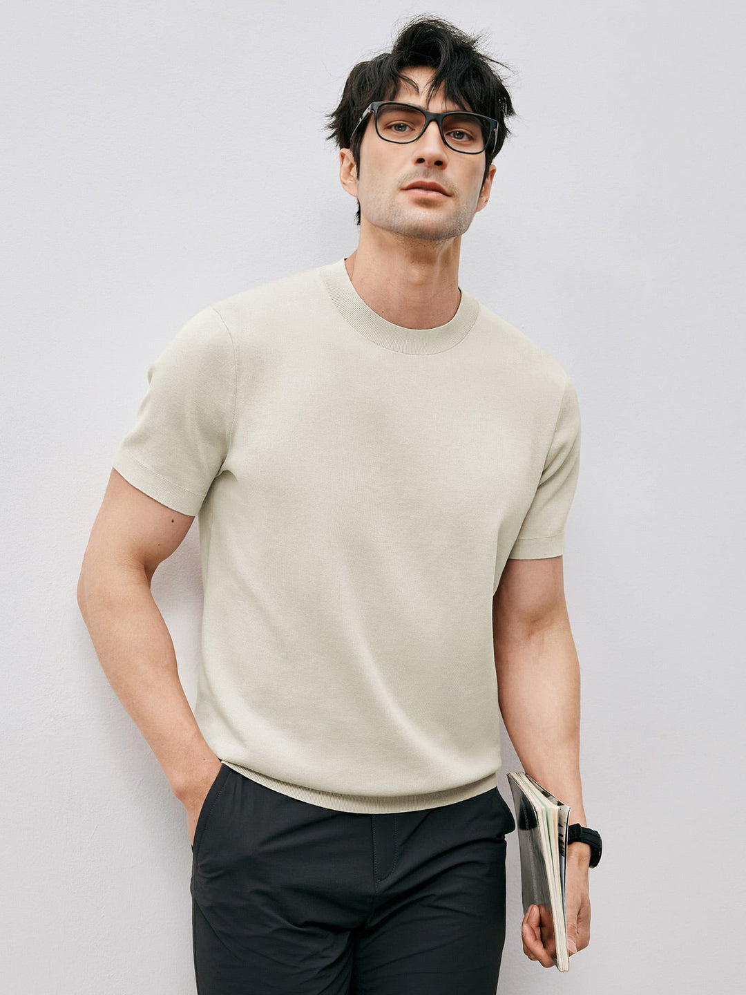 GentleKnit | Short Knitted T-Shirt