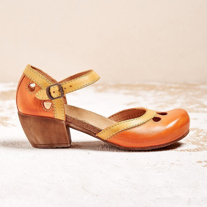 Amalia | sandalen met lage hak