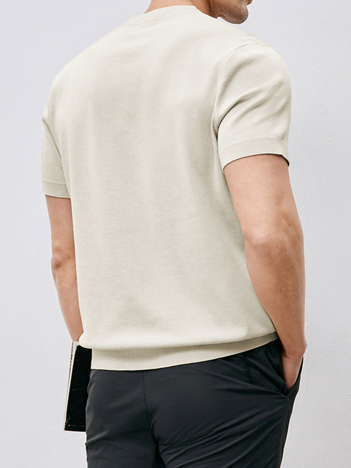 GentleKnit | Short Knitted T-Shirt