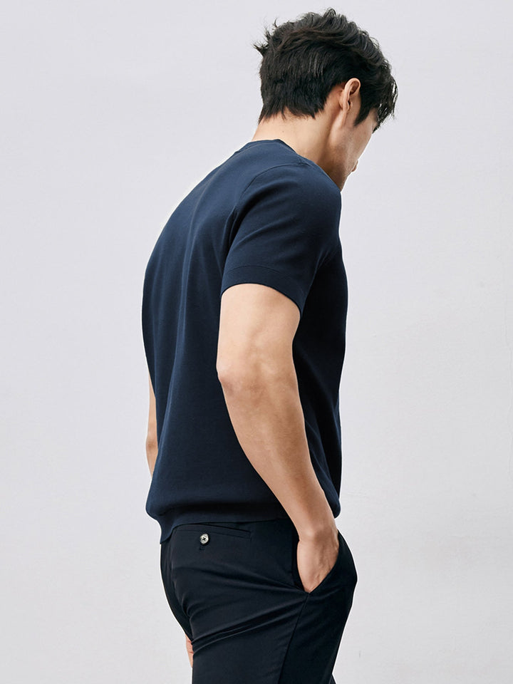 GentleKnit | Short Knitted T-Shirt