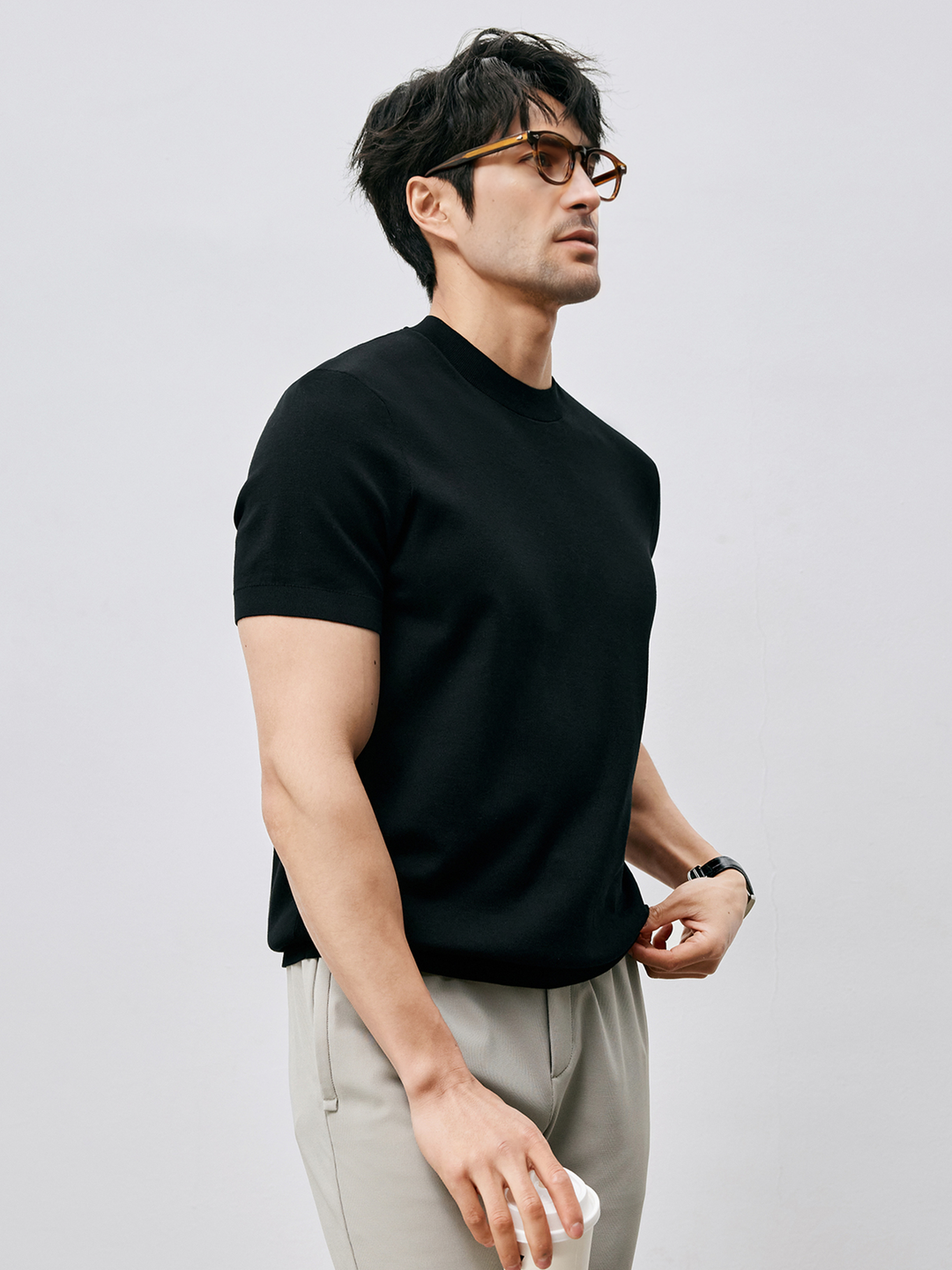 GentleKnit | Short Knitted T-Shirt