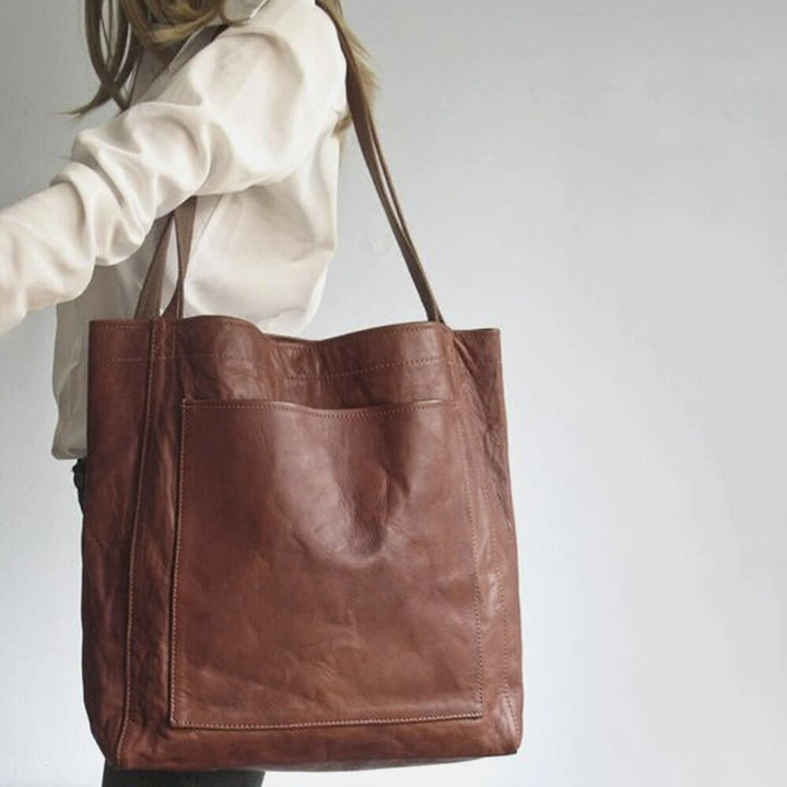 SABRINA™ | ELEGANTE LEDEREN SHOPPER