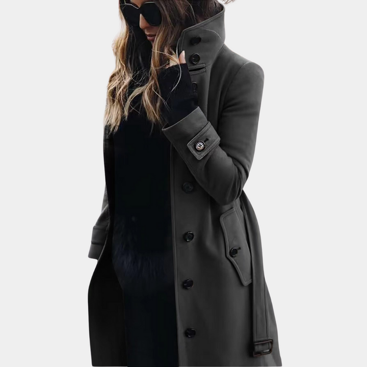 Dina | Stijlvolle en warme trenchcoat