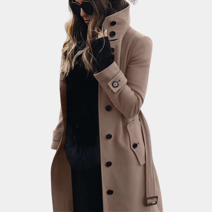 Dina | Stijlvolle en warme trenchcoat