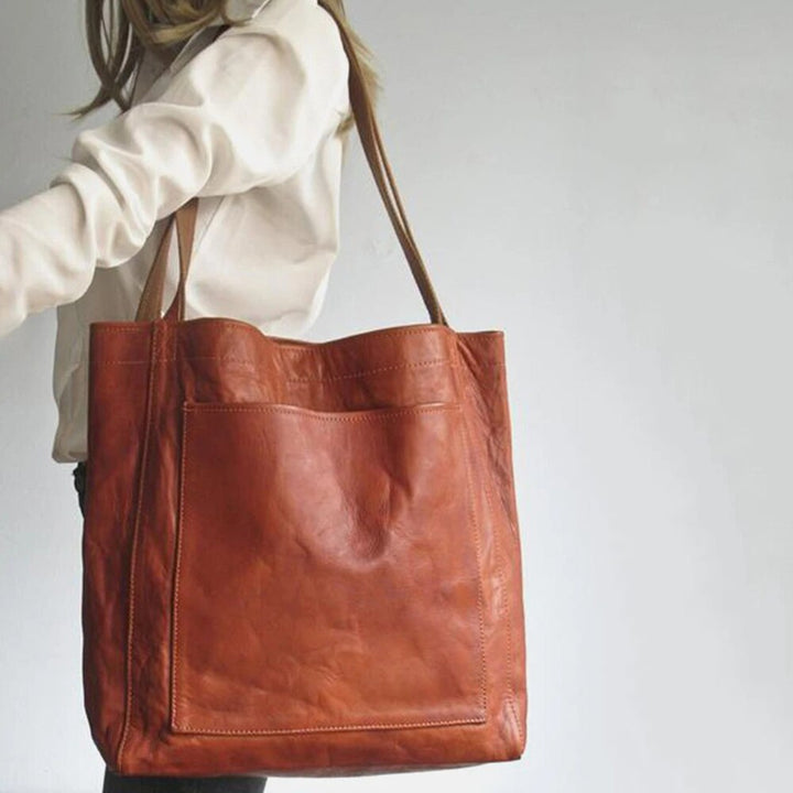 SABRINA™ | ELEGANTE LEDEREN SHOPPER