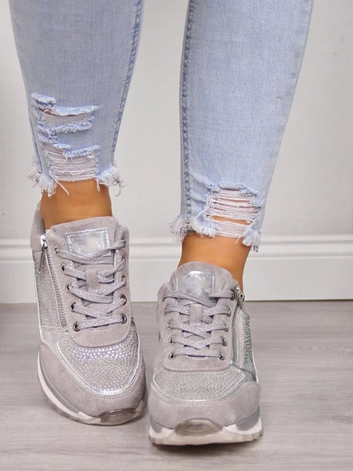 Lorena - Stijlvolle sneakers met ritssluiting