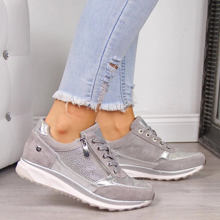 Lorena - Stijlvolle sneakers met ritssluiting